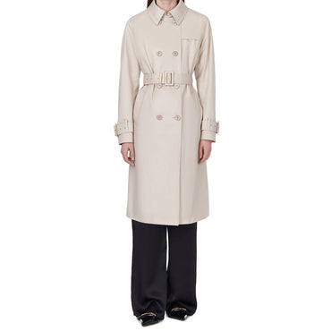 Herno White Cotton Coat