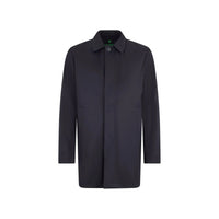 Herno Black Cotton Coat