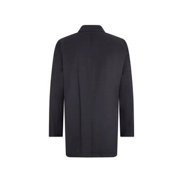 Herno Black Cotton Coat