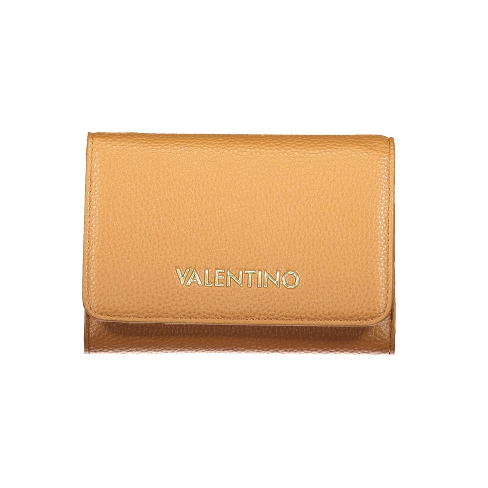 Valentino Brown Polyethylene Wallet