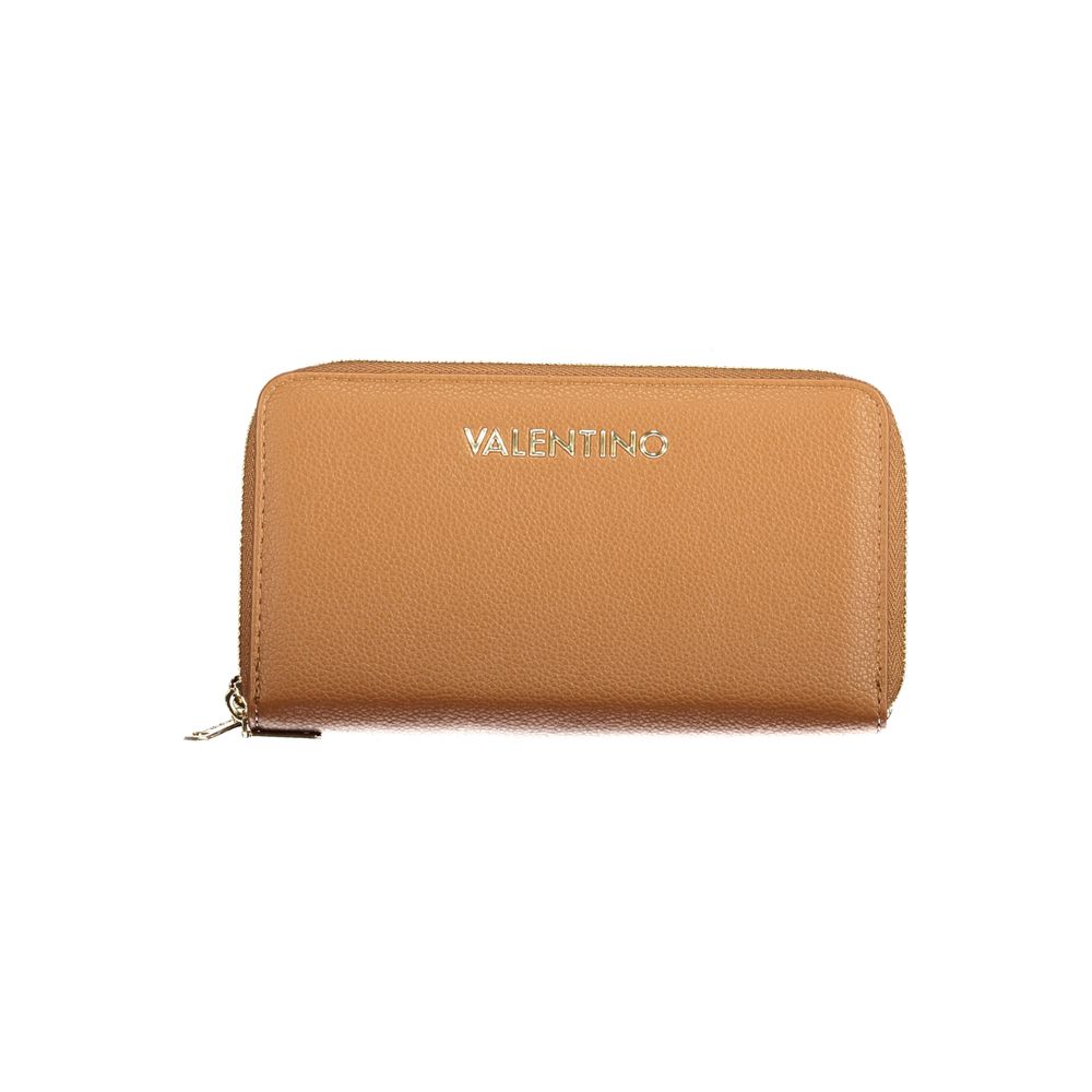 Valentino Brown Polyethylene Wallet