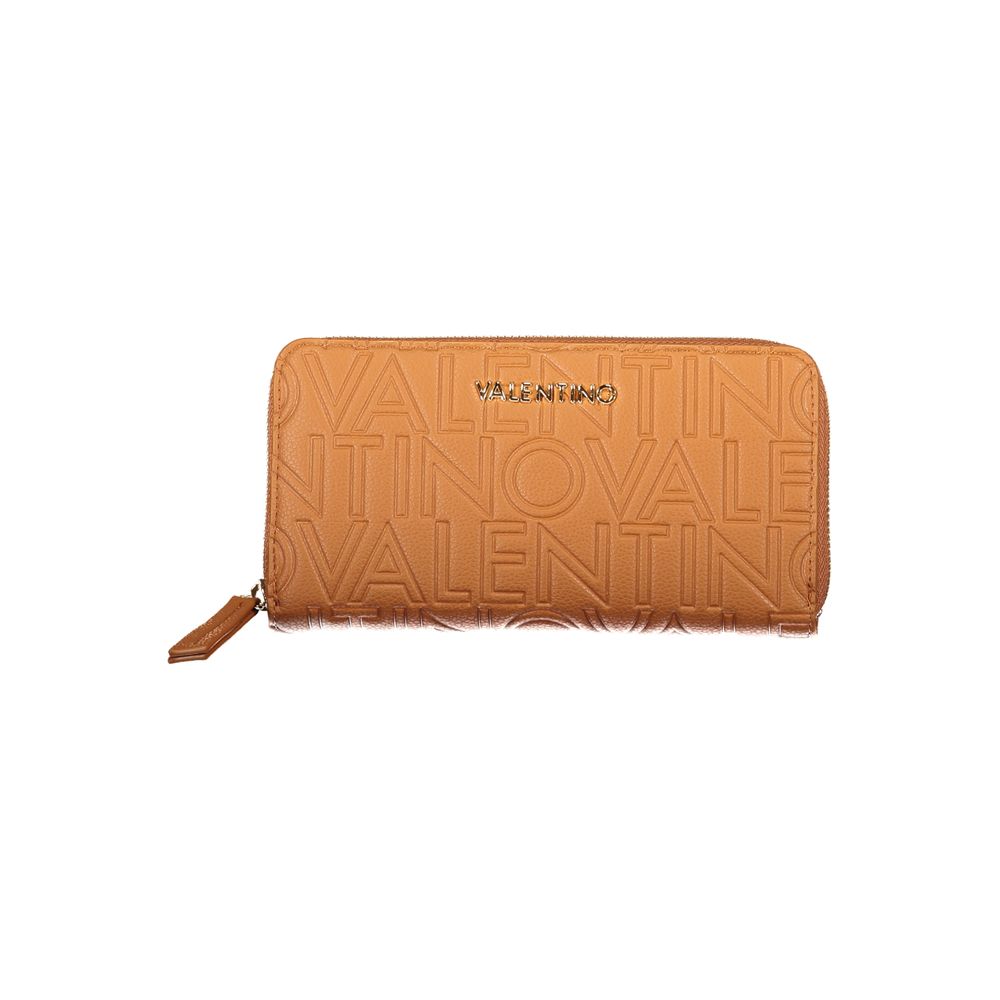 Valentino Brown Polyethylene Wallet