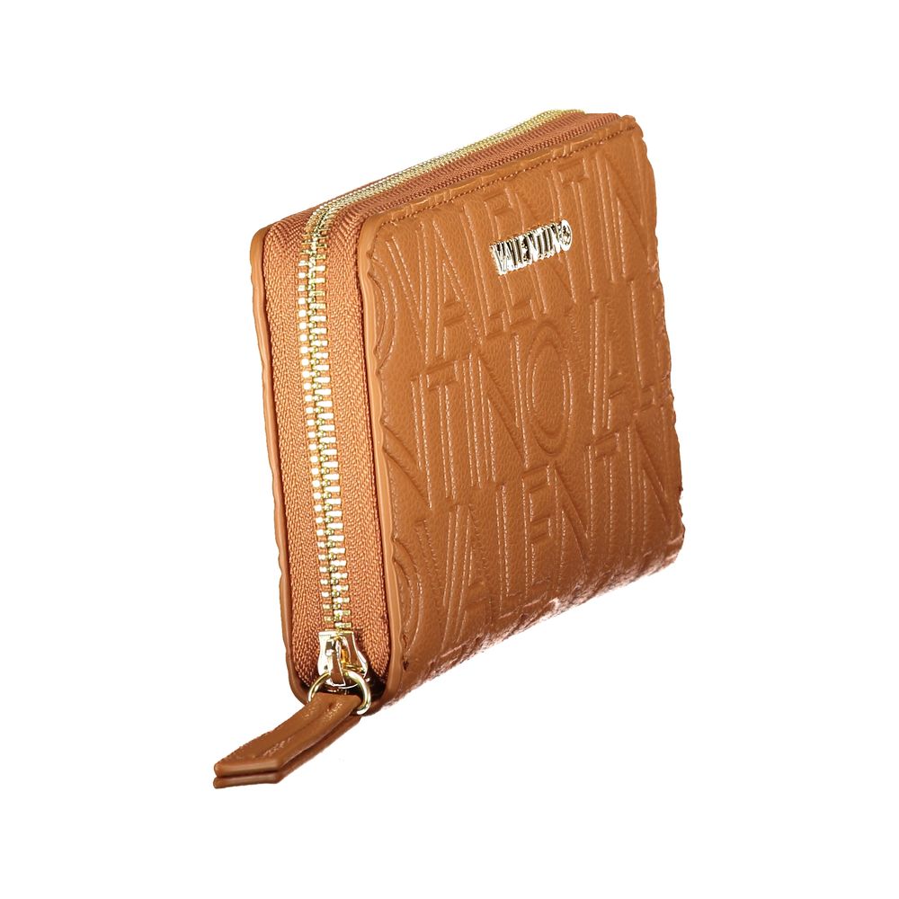 Valentino Brown Polyethylene Wallet