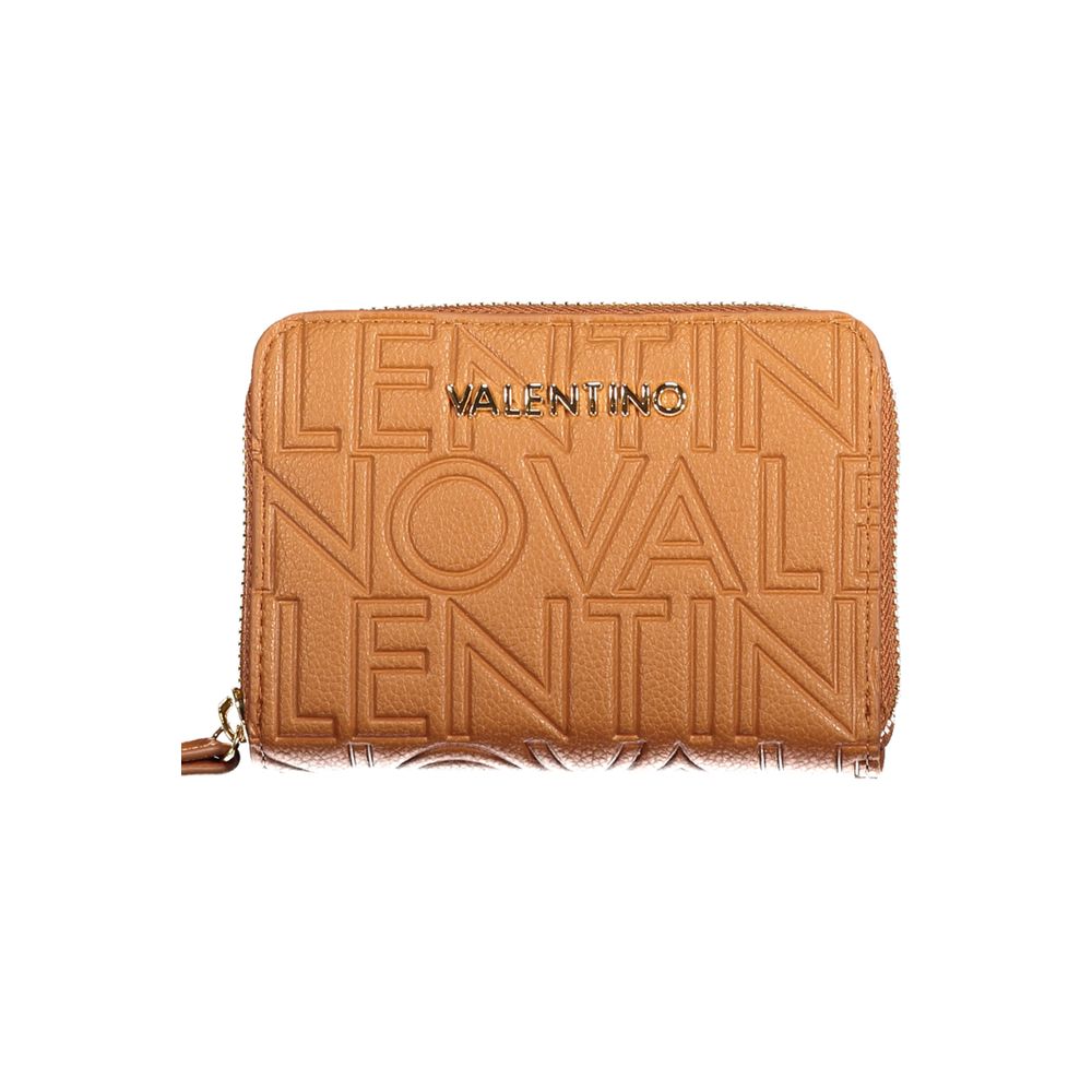 Valentino Brown Polyethylene Wallet