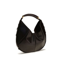 Saint Laurent Brown Calf Leather Bos Taurus Shoulder Bag