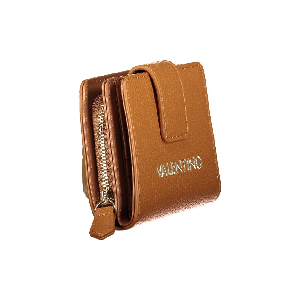 Valentino Brown Polyethylene Wallet