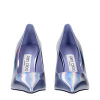 Jimmy Choo Purple Leather High Heel Pumps