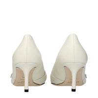 Jimmy Choo Blue Leather Mid Heel Pumps