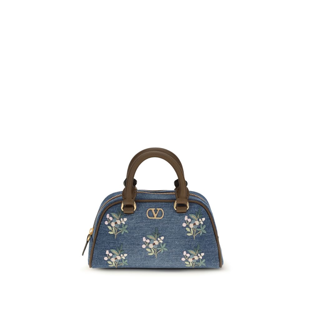 Valentino Garavani Blue Fabric Shoulder Bag