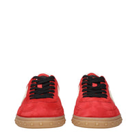 Valentino Garavani Red Leather Low Top Sneakers