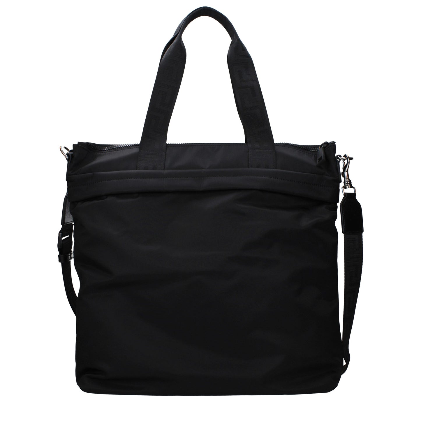 Versace Black Nylon Shoulder Bag
