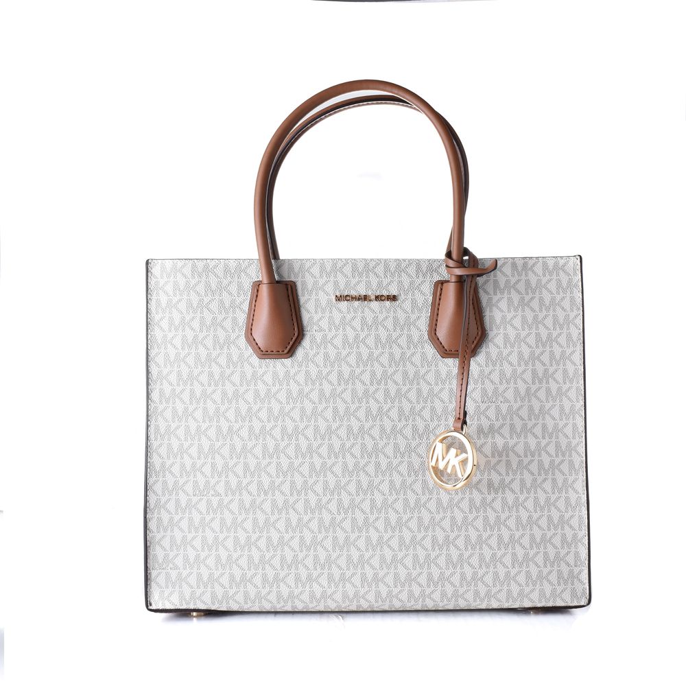 Michael Kors Gray Leather Handbag