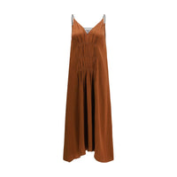 Prada Brown Acetate Cocktail Dress