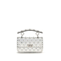 Valentino Garavani Silver Lamb Ovis Aries Aries Shoulder Bag