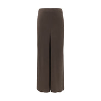 Brunello Cucinelli Brown Acetate Midi Skirt