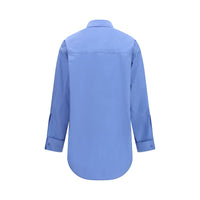 Balenciaga Blue Cotton Shirt