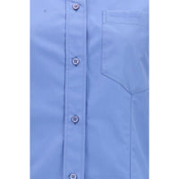 Balenciaga Blue Cotton Shirt