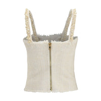 Balmain Beige Polyester Blouse