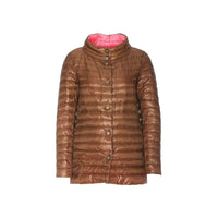 Herno Brown Polyamide Coat