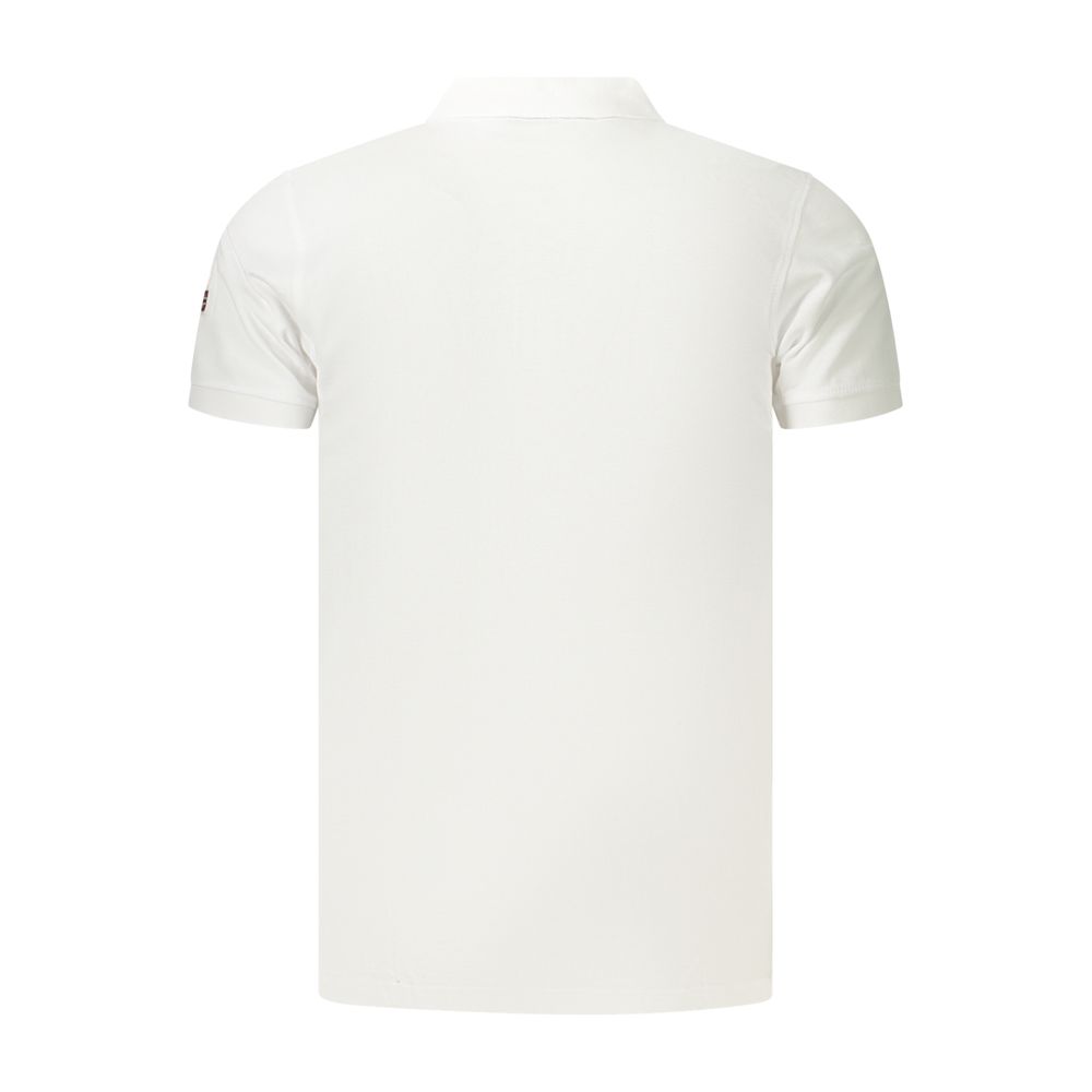 Norway 1963 White Cotton Polo Shirt