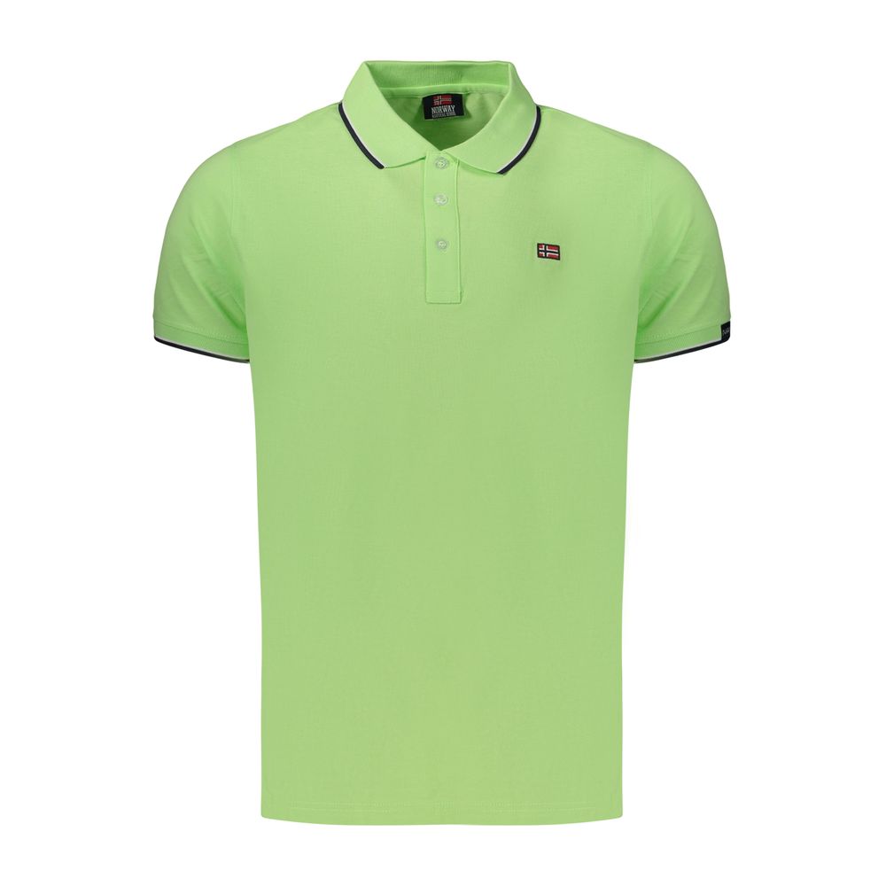 Norway 1963 Green Cotton Polo Shirt