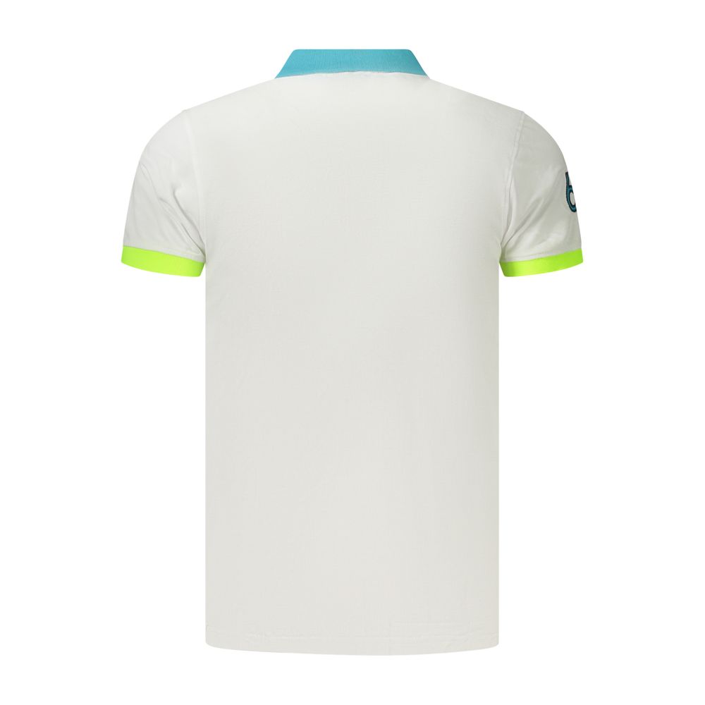 Norway 1963 White Cotton Polo Shirt