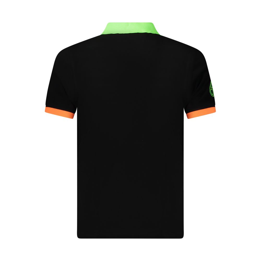Norway 1963 Black Cotton Polo Shirt