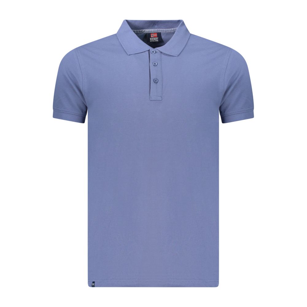 Norway 1963 Blue Cotton Polo Shirt