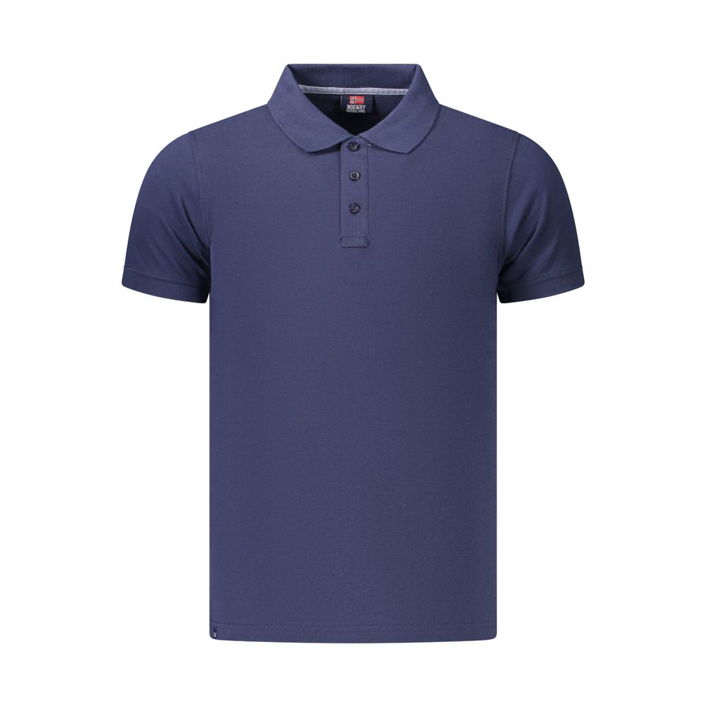 Norway 1963 Blue Cotton Polo Shirt