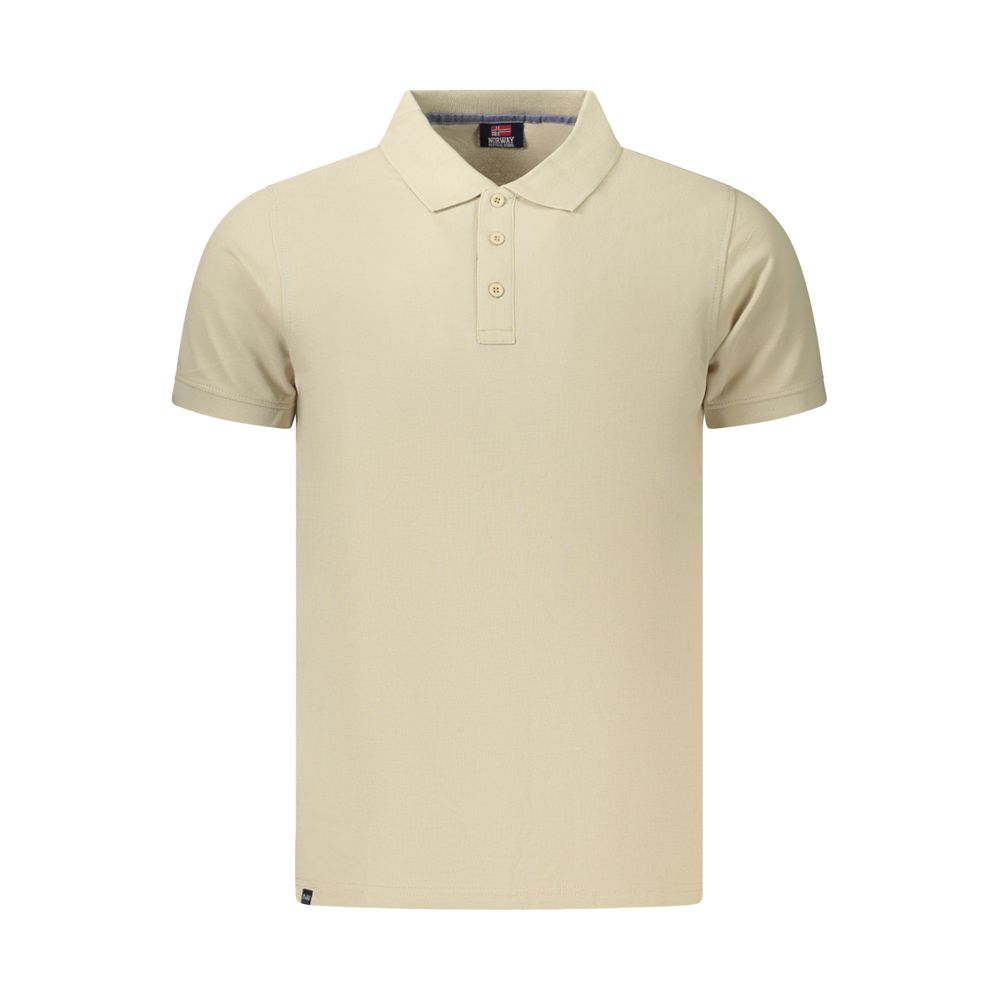 Norway 1963 Beige Cotton Polo Shirt