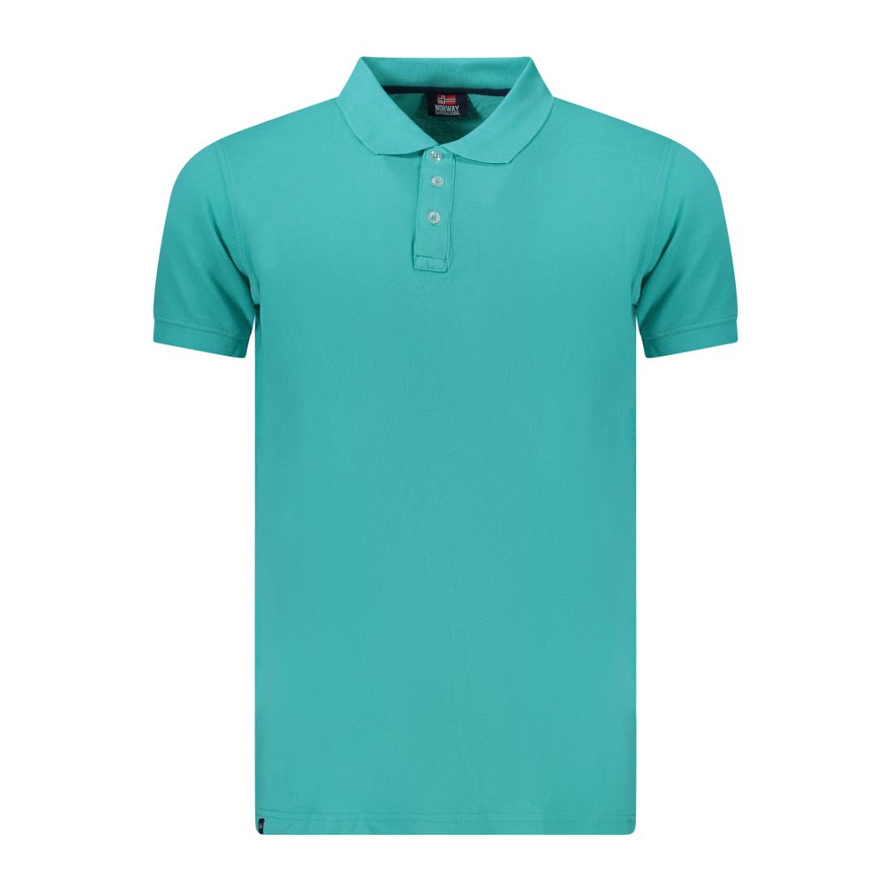 Norway 1963 Blue Cotton Polo Shirt