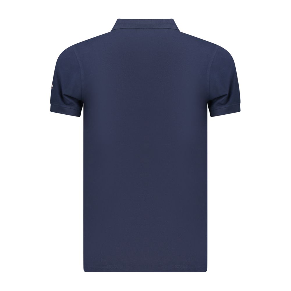 Norway 1963 Blue Cotton Polo Shirt