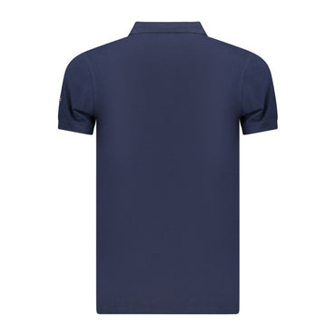 Norway 1963 Blue Cotton Polo Shirt