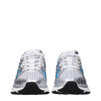 Versace Gray Fabric Athletic Sneakers