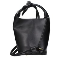 Jacquemus Black Leather Crossbody Bag