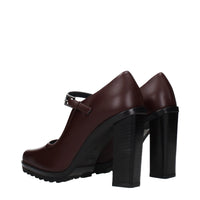 Max Mara Brown Leather High Heel Pumps