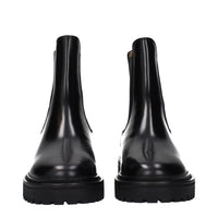 Isabel Marant Black Leather Ankle Boots