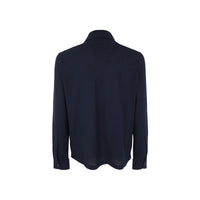 Herno Blue Cotton Polo Shirt