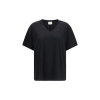 Khaite Black Cotton T-Shirt