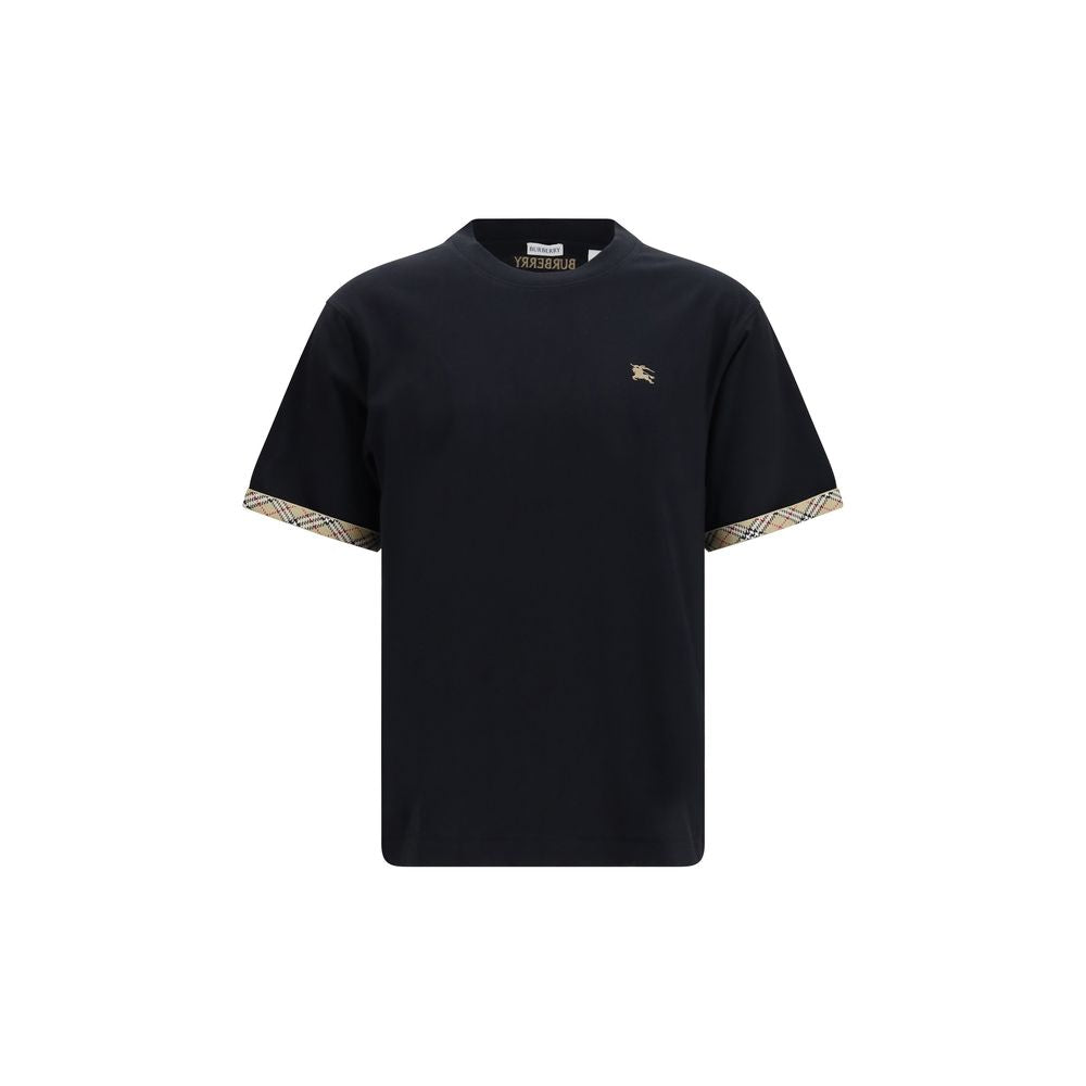 Burberry Black Cotton T-Shirt