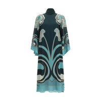 La Double J Blue Silk Cocktail Dress