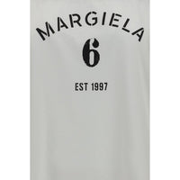 MM6 White Cotton Long Sleeve T-Shirt