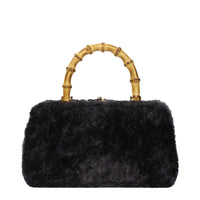 Jil Sander Black Fur Handbag