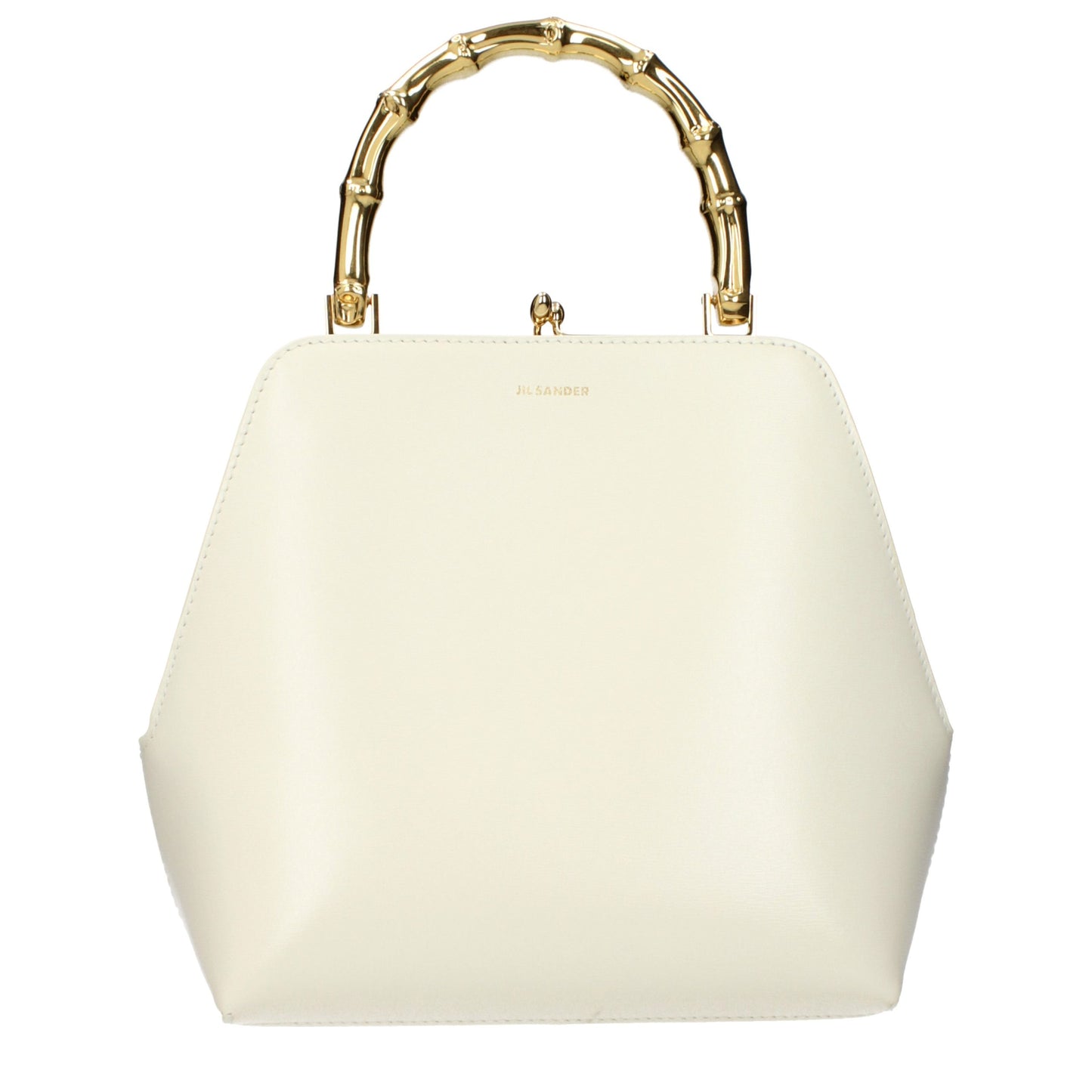 Jil Sander Beige Leather Handbag