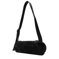 Jil Sander Black Fur Crossbody Bag