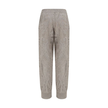 Brunello Cucinelli Beige Linen Casual Pants