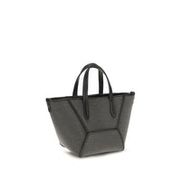 Brunello Cucinelli Black Calf Leather Bos Taurus Shoulder Bag