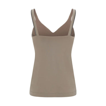 Brunello Cucinelli Beige Cotton T-Shirt