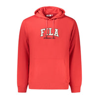 Fila Red Cotton Men's Hoodie