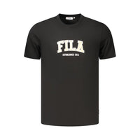 Fila Black Cotton Men's T-Shirt
